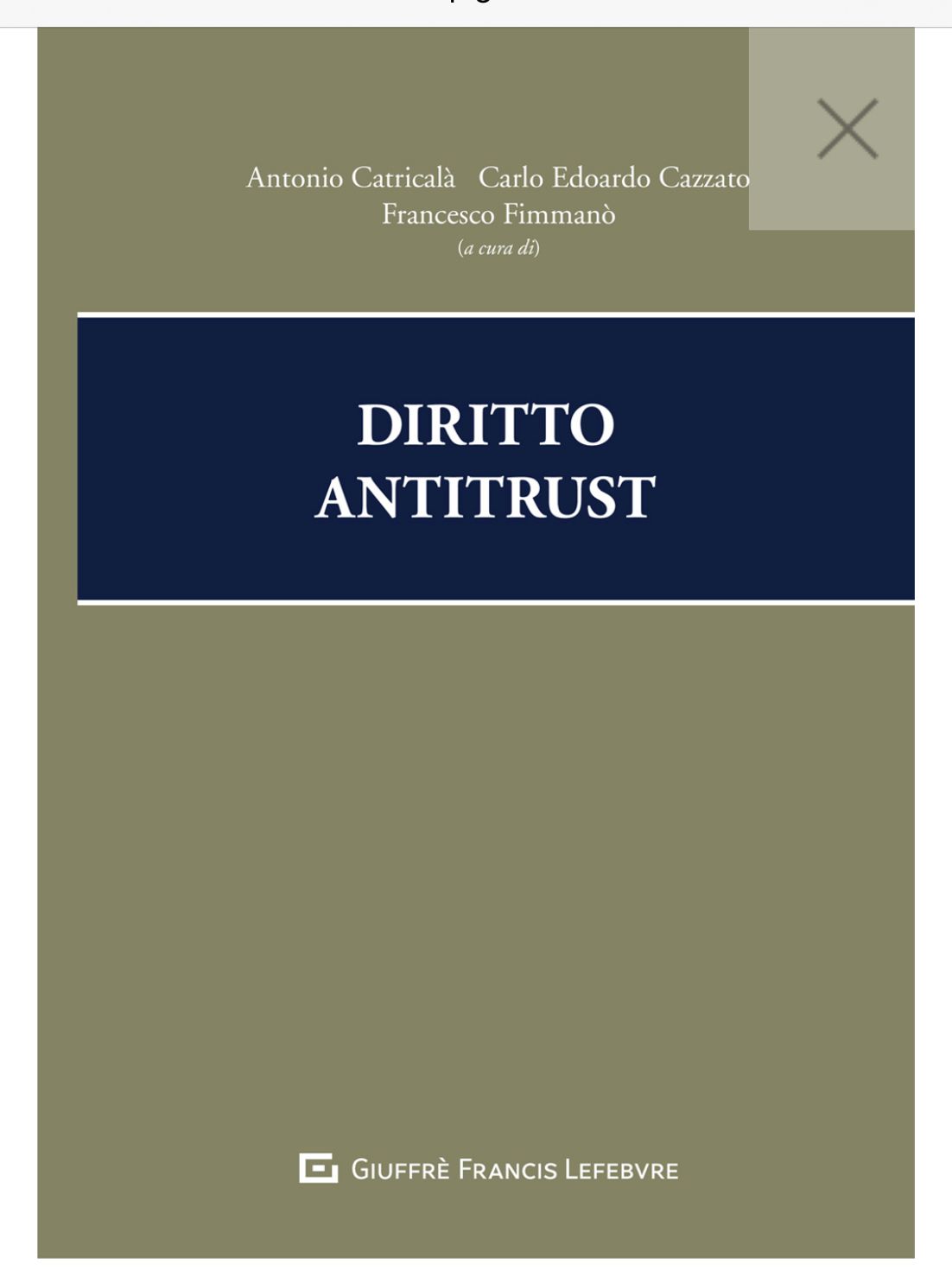 trattato antitrust