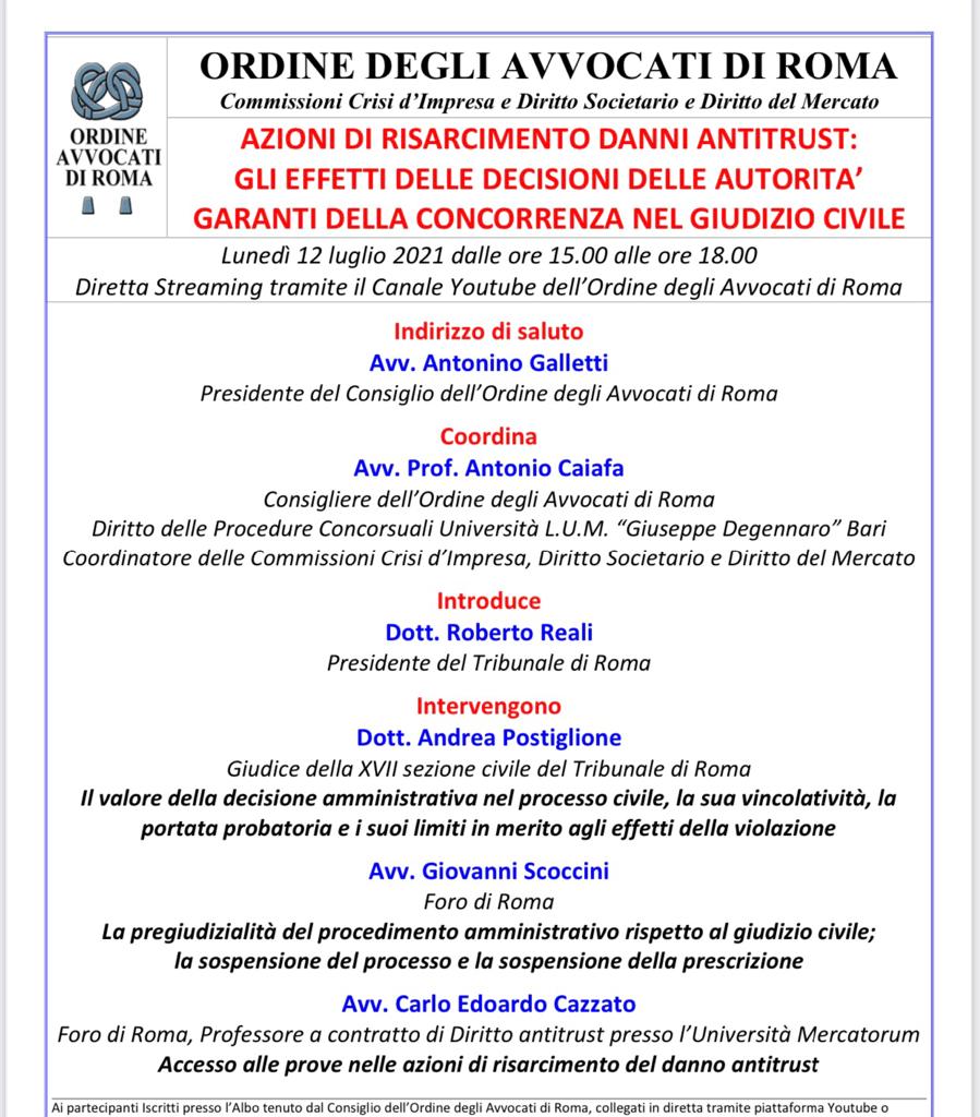 convegno COA Roma